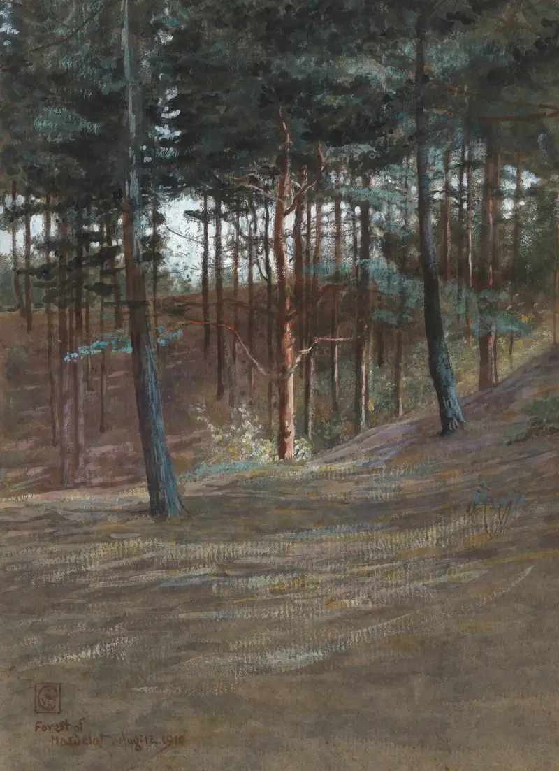 En bit i Hardelotskogen av Walter Crane
