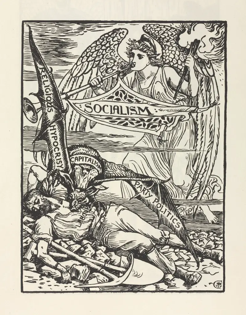 Teckningar för saken Pl.4 av Walter Crane