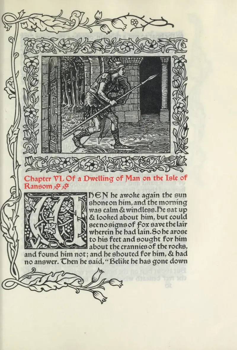 Kapitel VI. Von einer menschlichen Wohnung auf der Insel Ransom von Walter Crane