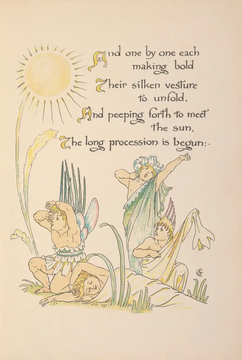 Flora's feast; A masque of flowers Pl.03 av Walter Crane
