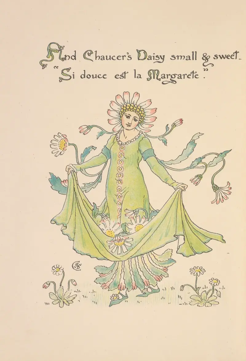 Flora’s feast; A masque of flowers Pl.18 av Walter Crane