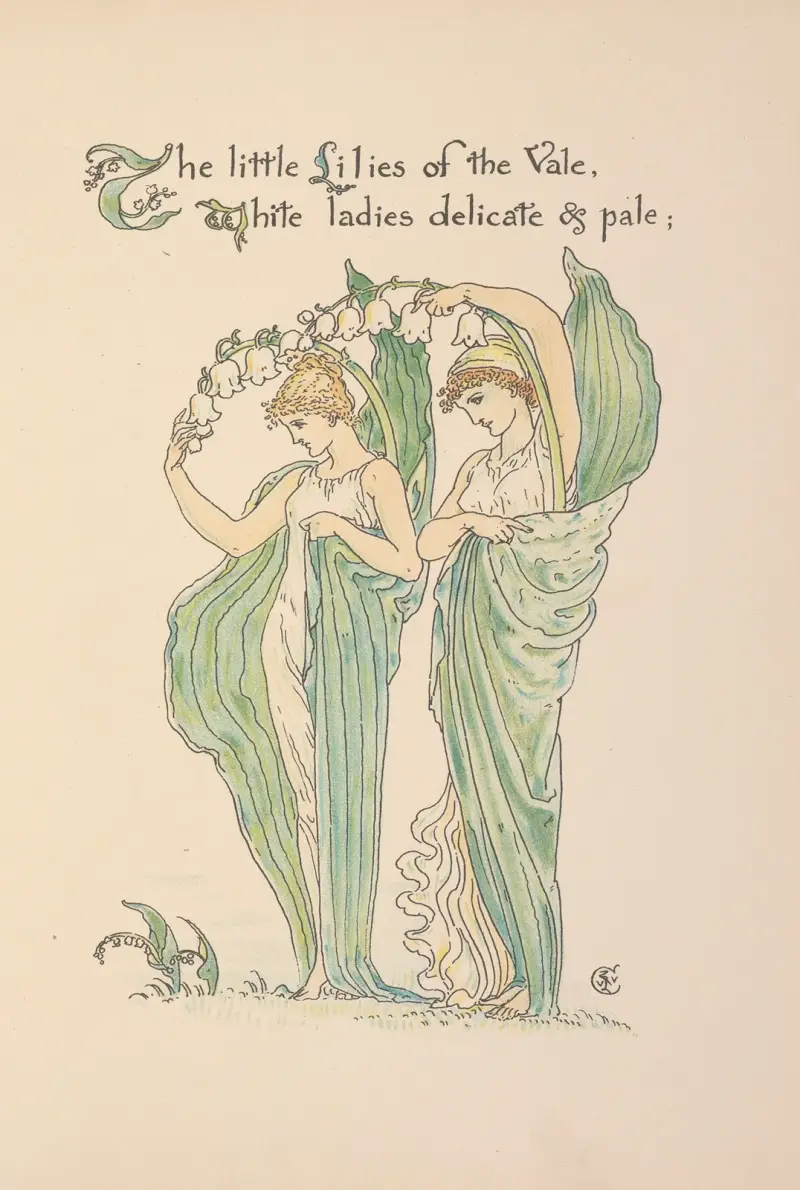 Flora’s feast; A masque of flowers Pl.19 av Walter Crane