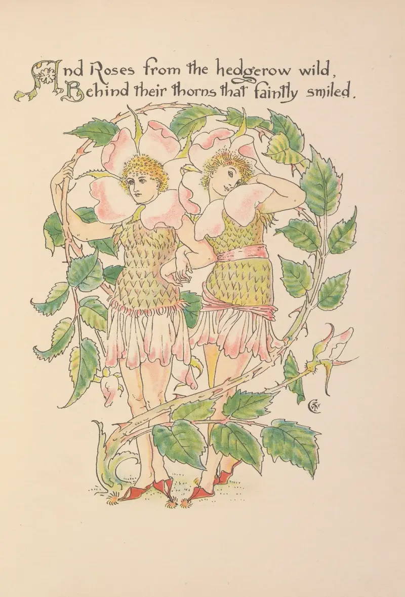 Flora’s feast; A masque of flowers Pl.23 av Walter Crane
