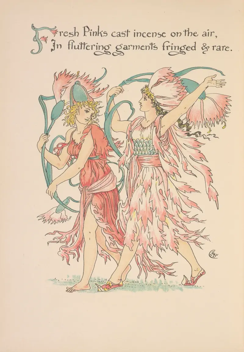 Flora’s feast; A masque of flowers Pl.29 av Walter Crane
