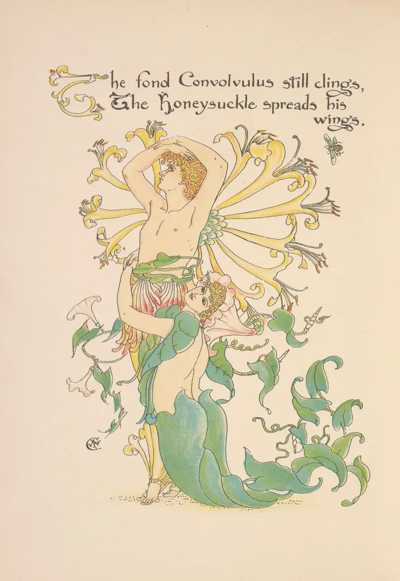 Flora’s feast; A masque of flowers Pl.30 av Walter Crane