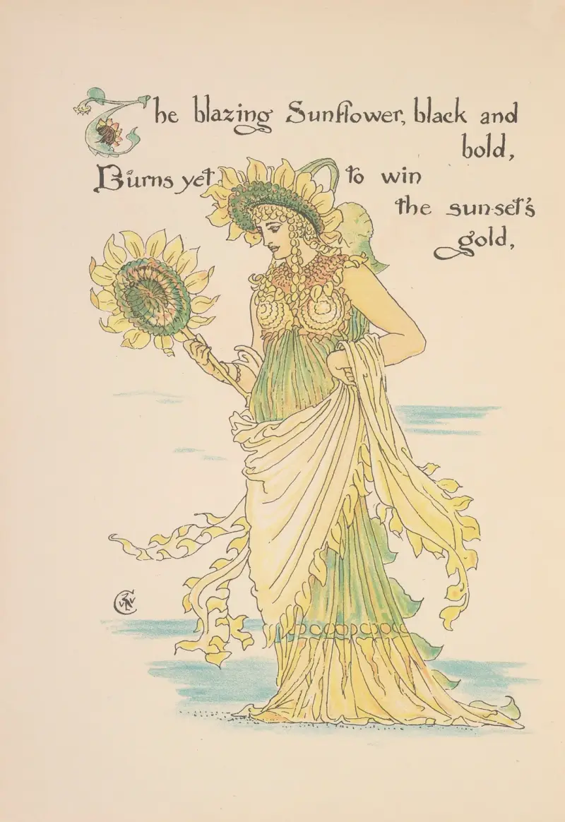 Flora’s feast; A masque of flowers Pl.32 av Walter Crane
