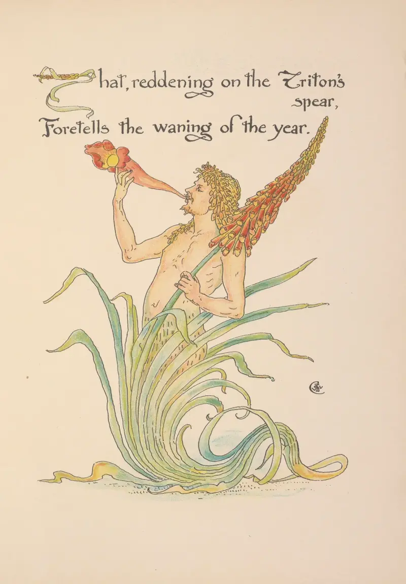 Flora’s feast; A masque of flowers Pl.33 av Walter Crane
