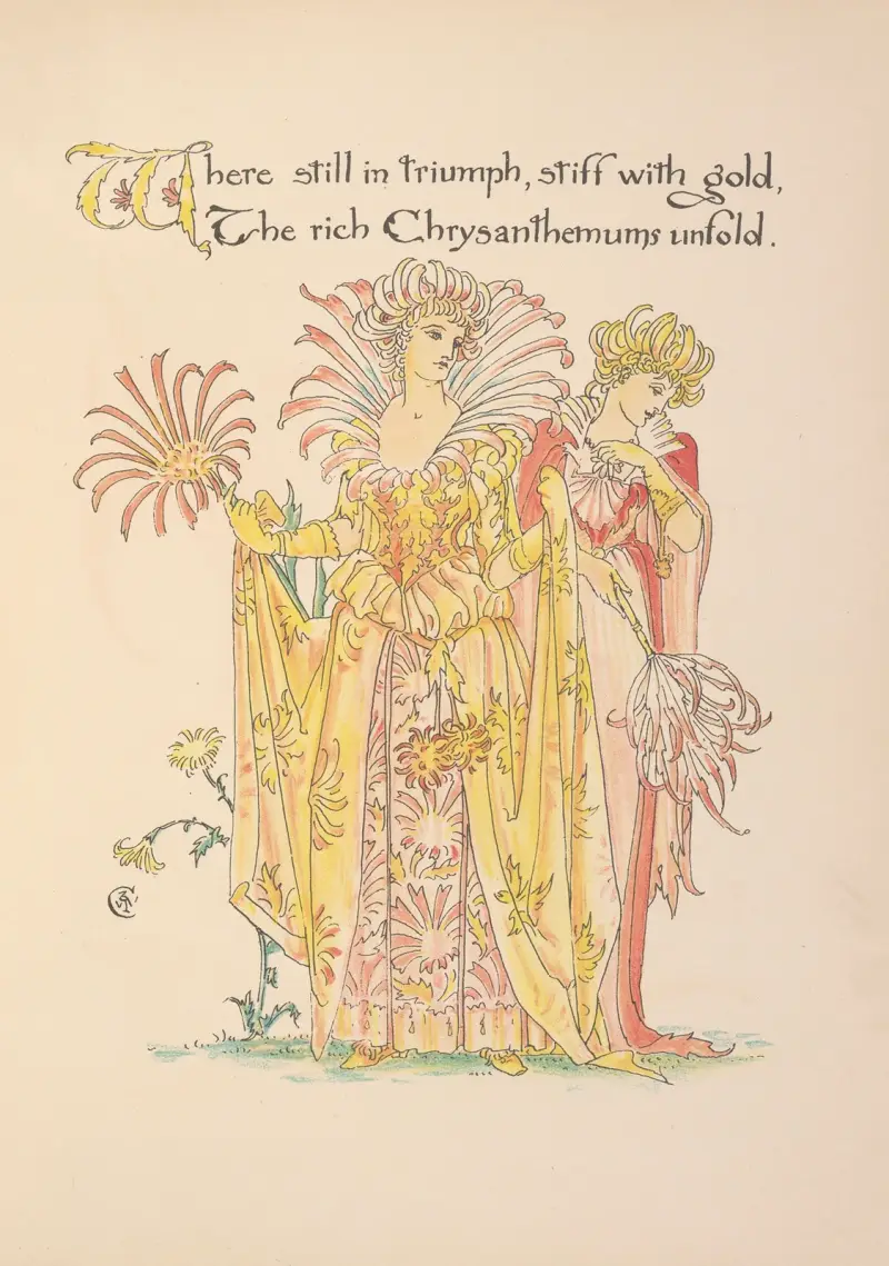 Flora’s feast; A masque of flowers Pl.35 av Walter Crane