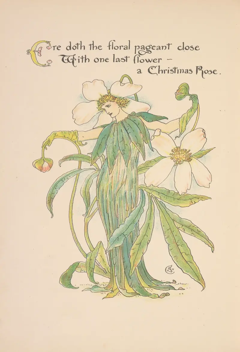 Flora’s feast; A masque of flowers Pl.36 av Walter Crane