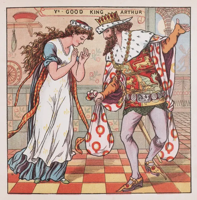 Good king Arthur av Walter Crane