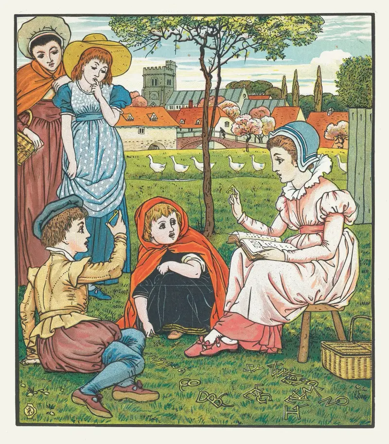 Goody Two Shoes Pl 2 av Walter Crane
