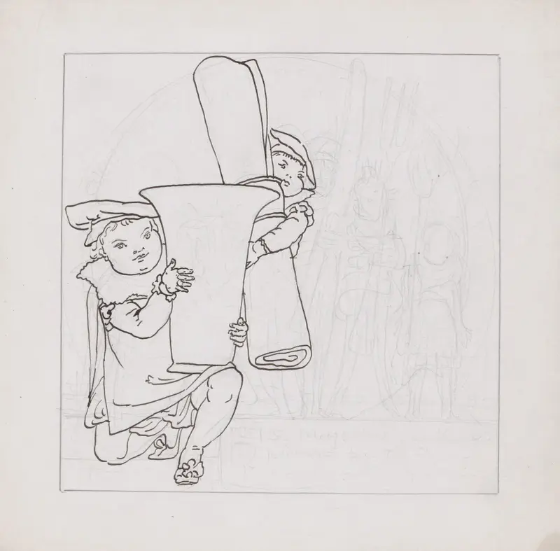 His Majesty the Baby Pl.6 av Walter Crane