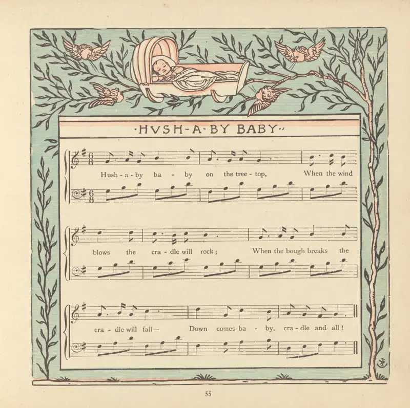 Hush-a-by Baby av Walter Crane