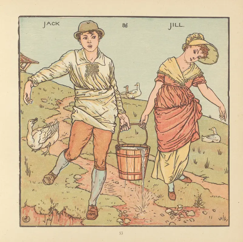 Jack and Jill av Walter Crane