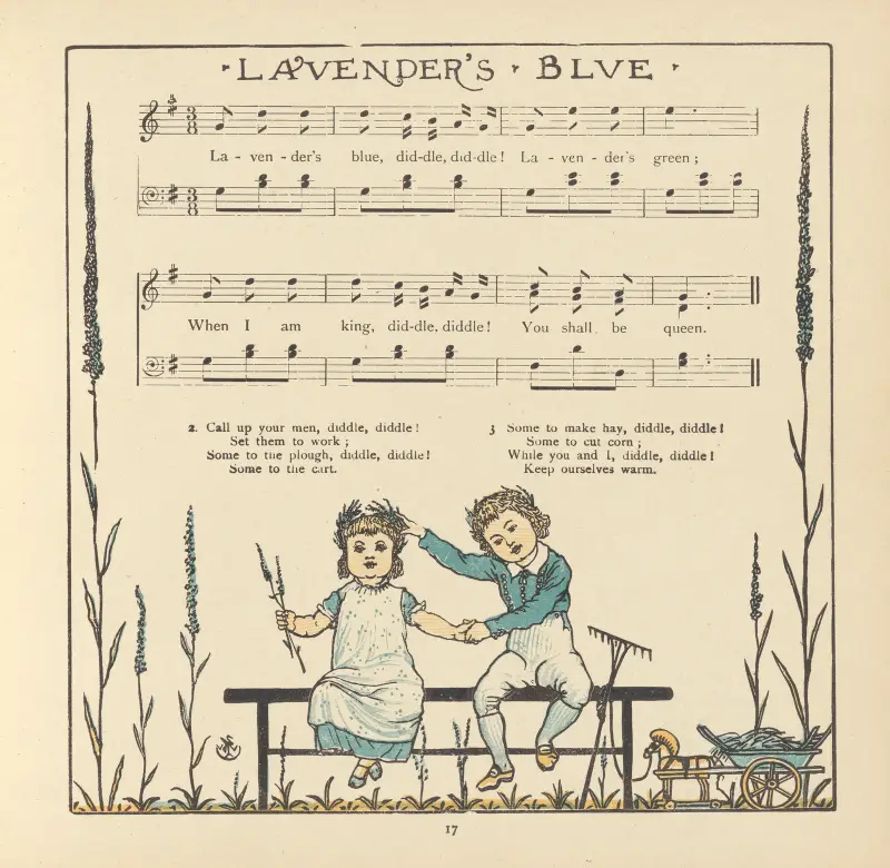 Lavender’s Blue av Walter Crane