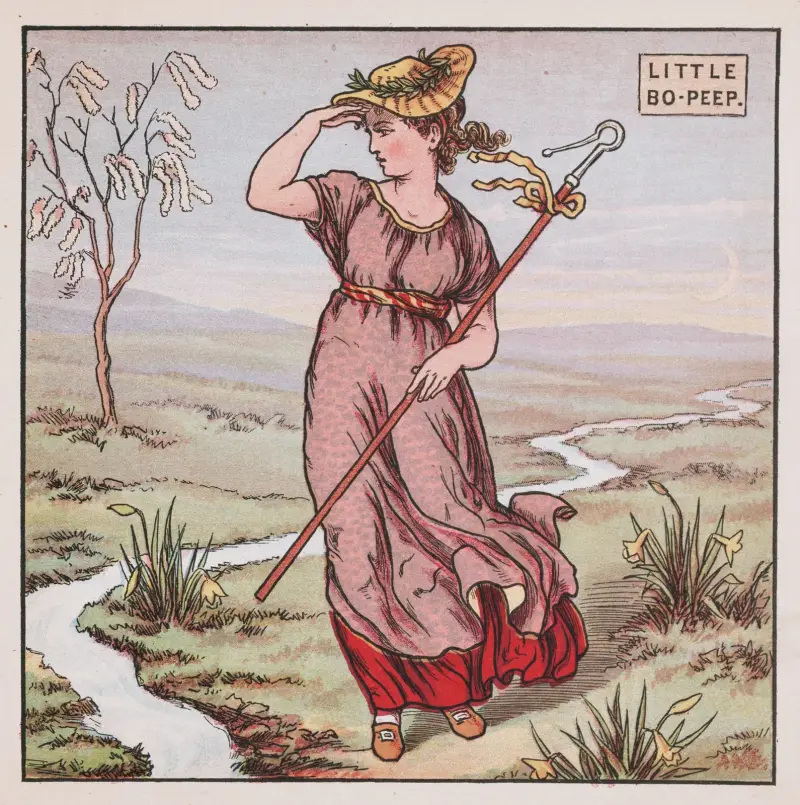 Little Bo-Peep av Walter Crane