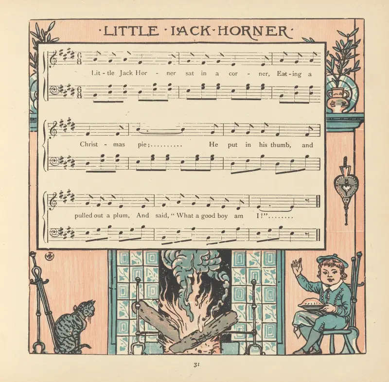 Little Jack Horner av Walter Crane