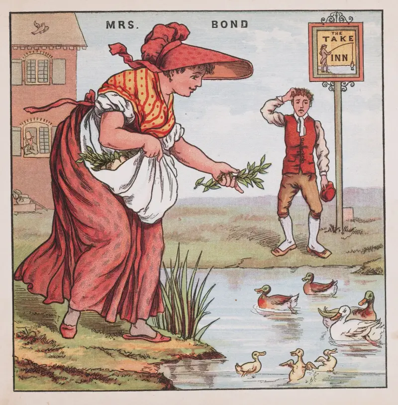 Mrs Bond av Walter Crane