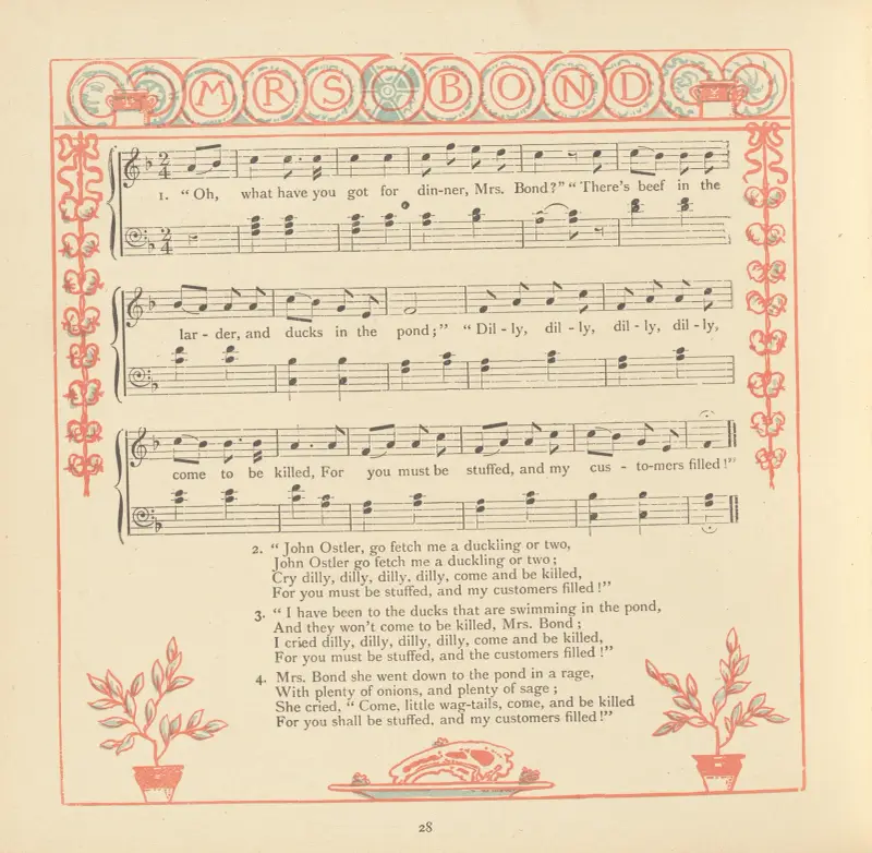 Paní Bondová, 1876 – Nr. 1, Walter Crane