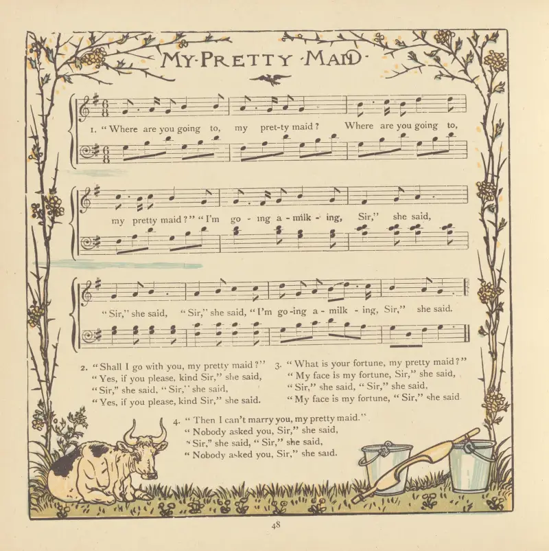 Moje hezká dívka, Walter Crane