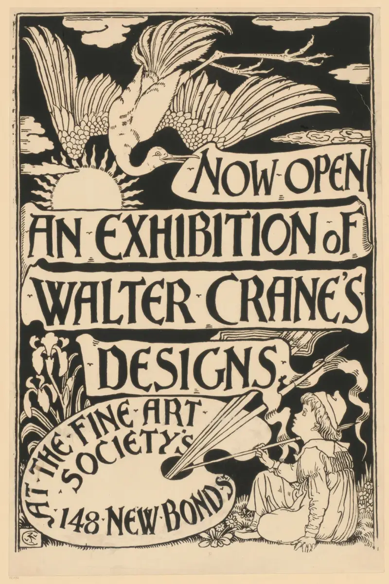 Now Open. An Exhibition of Walter Crane’s Designs av Walter Crane