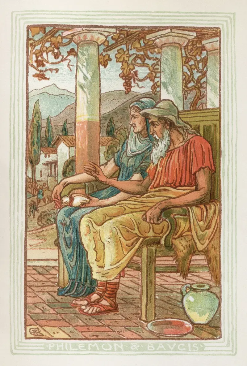 Philemon und Baucis von Walter Crane