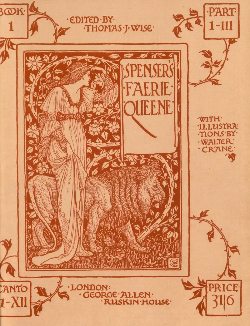 Spenser’s Faerie queene Pl.02 av Walter Crane