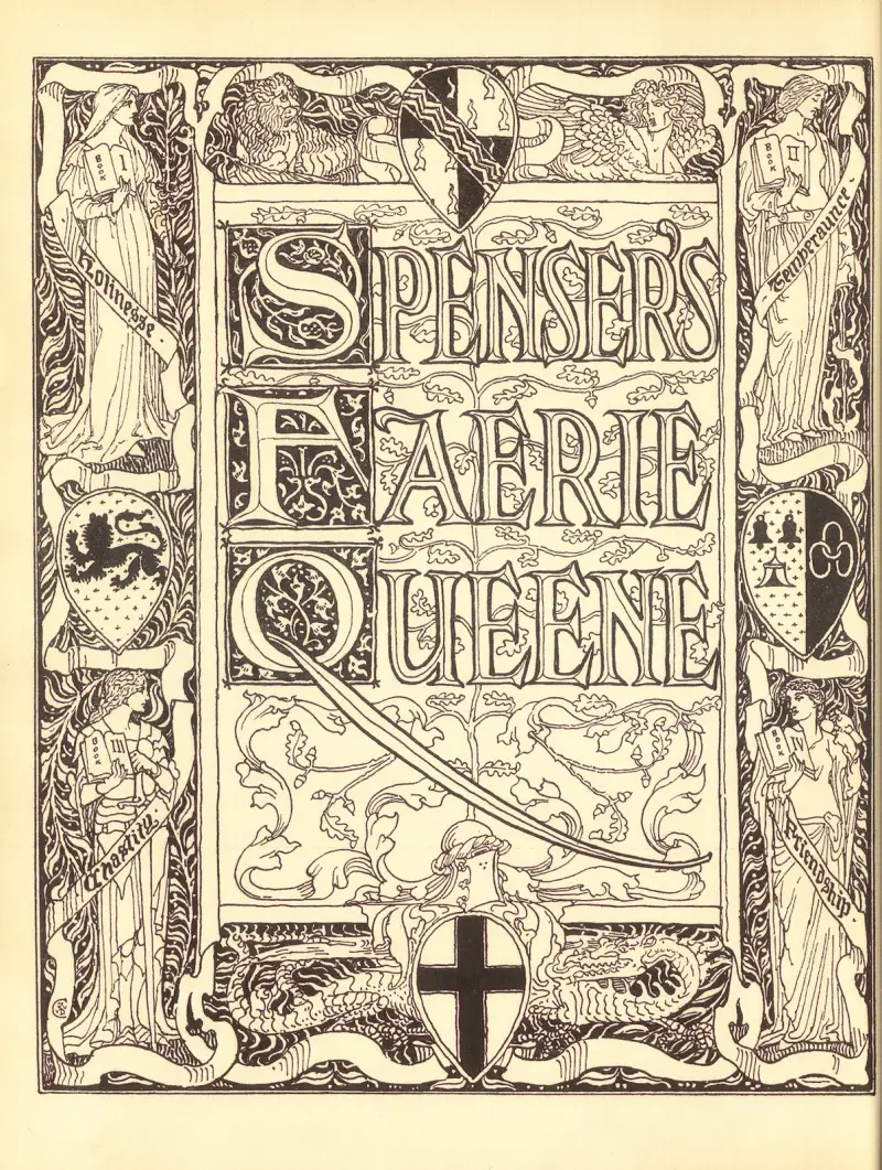 Spensers Älvornas drottning, plansch 3 av Walter Crane
