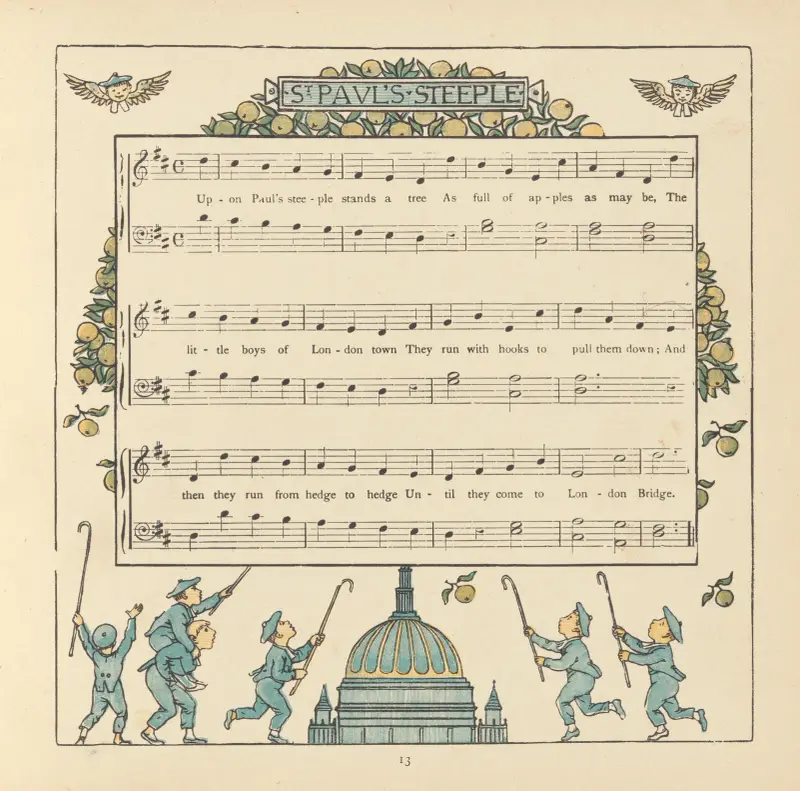 St. Paul’s Steeple av Walter Crane