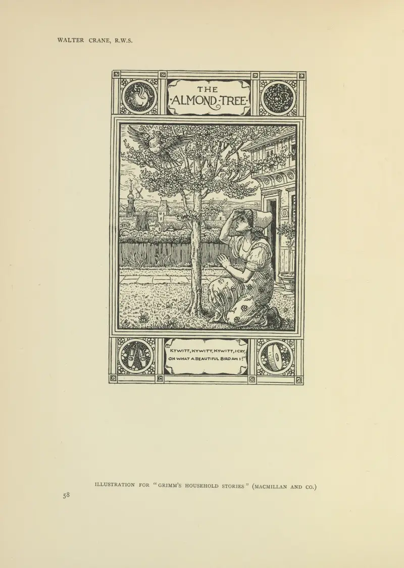 Mandelträdet – Grimms sagor av Walter Crane