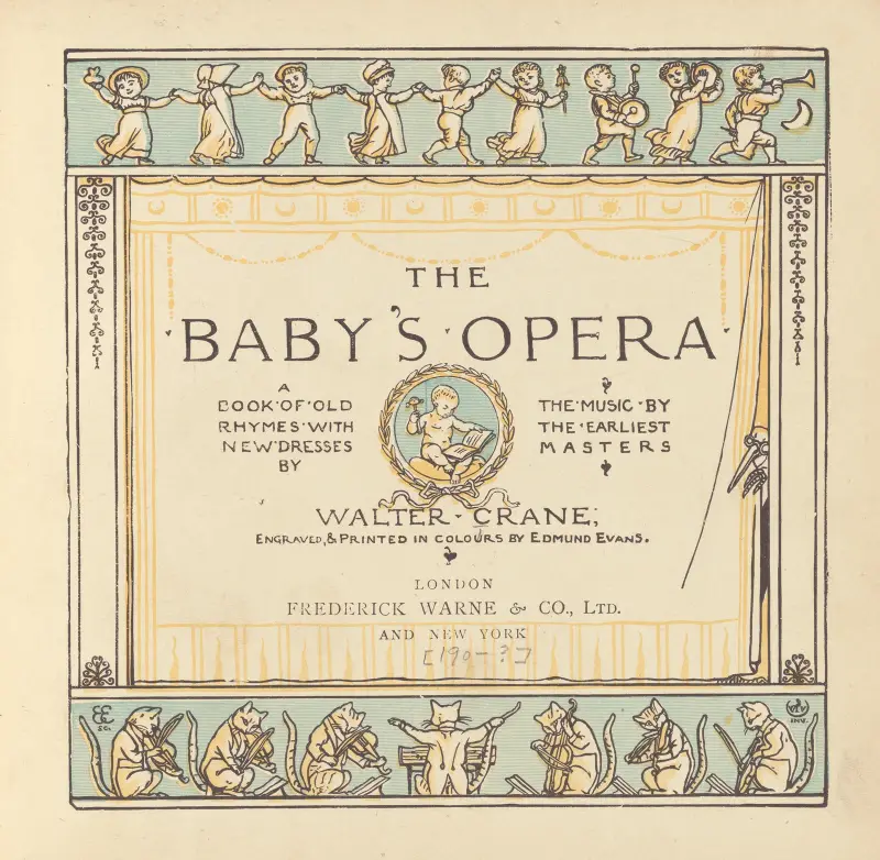 The Baby's Opera – titelsida av Walter Crane