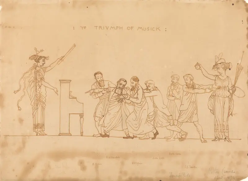 Musikens triumf av Walter Crane