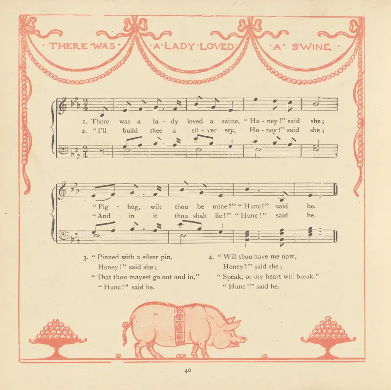 There was a Lady Loved a Swine av Walter Crane