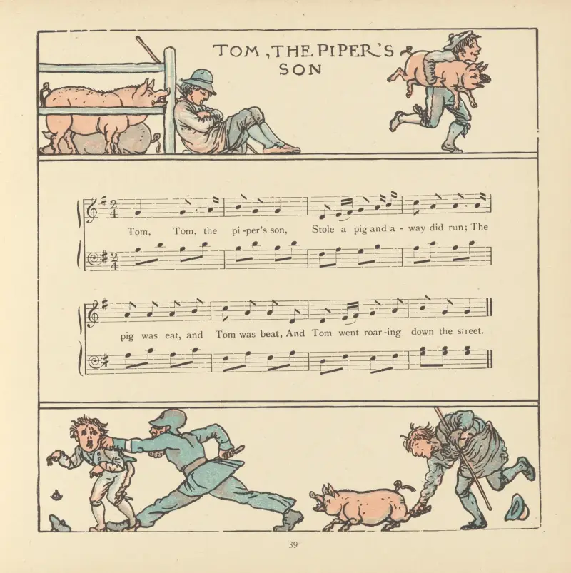 Tom, der Pfeifersohn von Walter Crane
