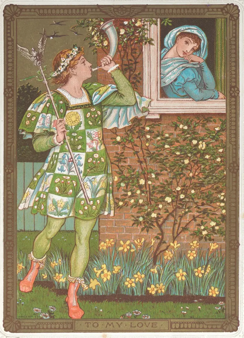Valentine av Walter Crane