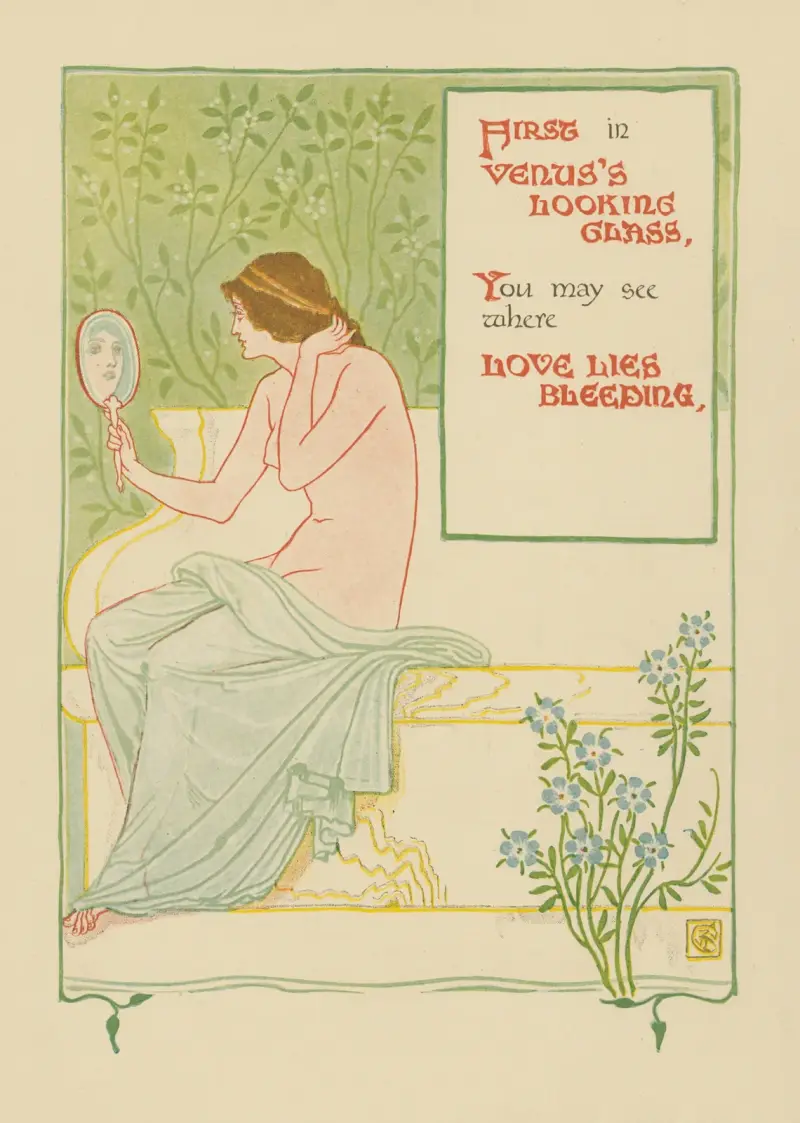 Venus spegel av Walter Crane