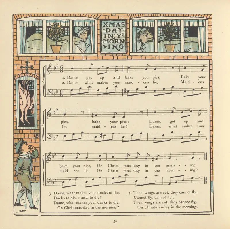 Xmas Day in ye Morning av Walter Crane