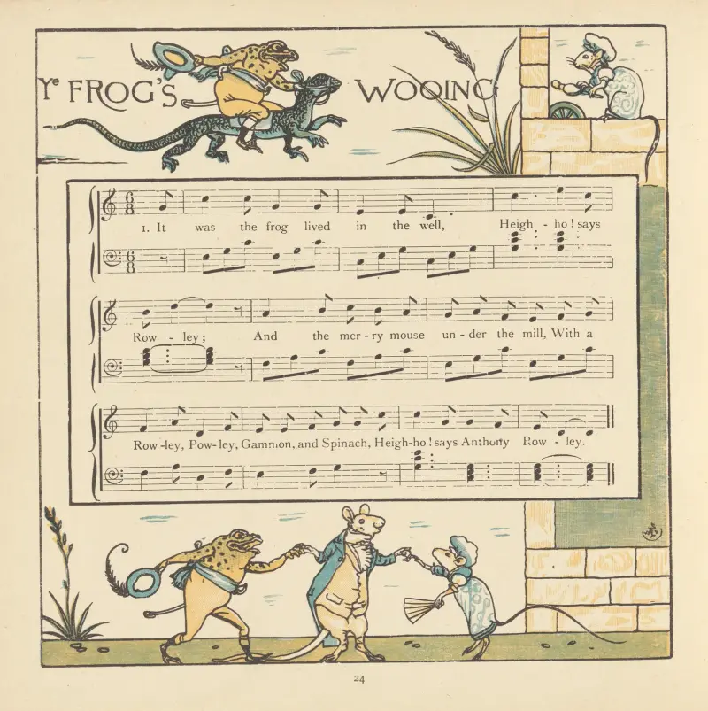 Grodorna friar av Walter Crane