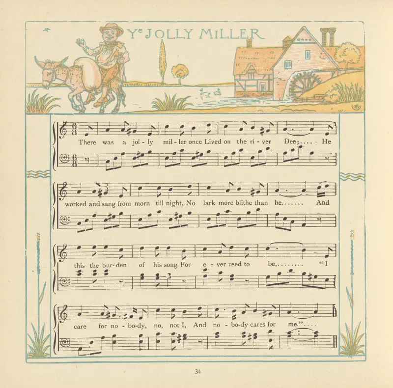Ye Jolly Miller av Walter Crane