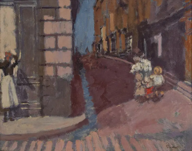 The Street of the Wind, Dieppe av Walter Sickert