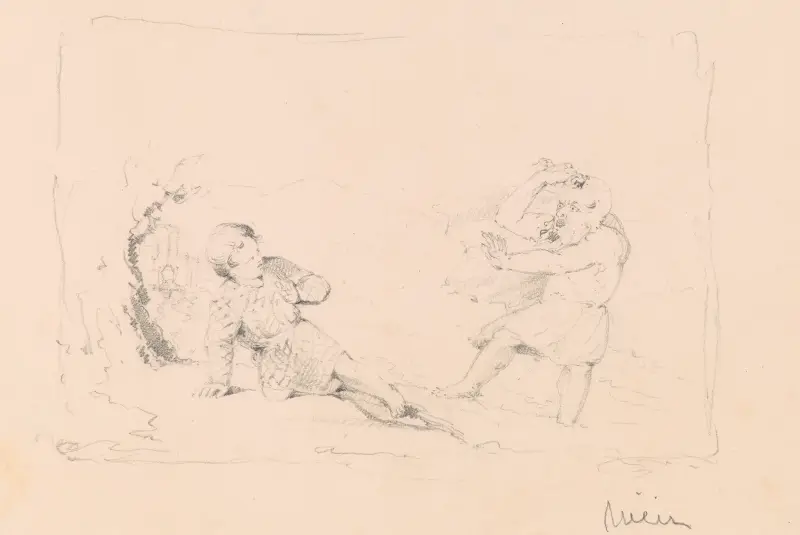 Scene from Scott’s ‘Lay of the Last Minstrel’ av Robert Walter Weir
