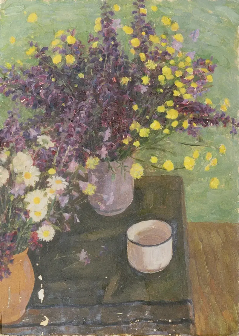 Blomsterstilleben av Walther Gamerith