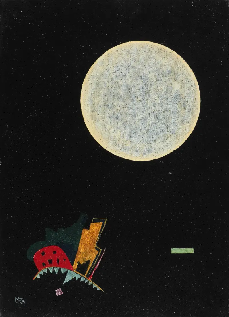 Ein Kreis (A) von Wassily Kandinsky