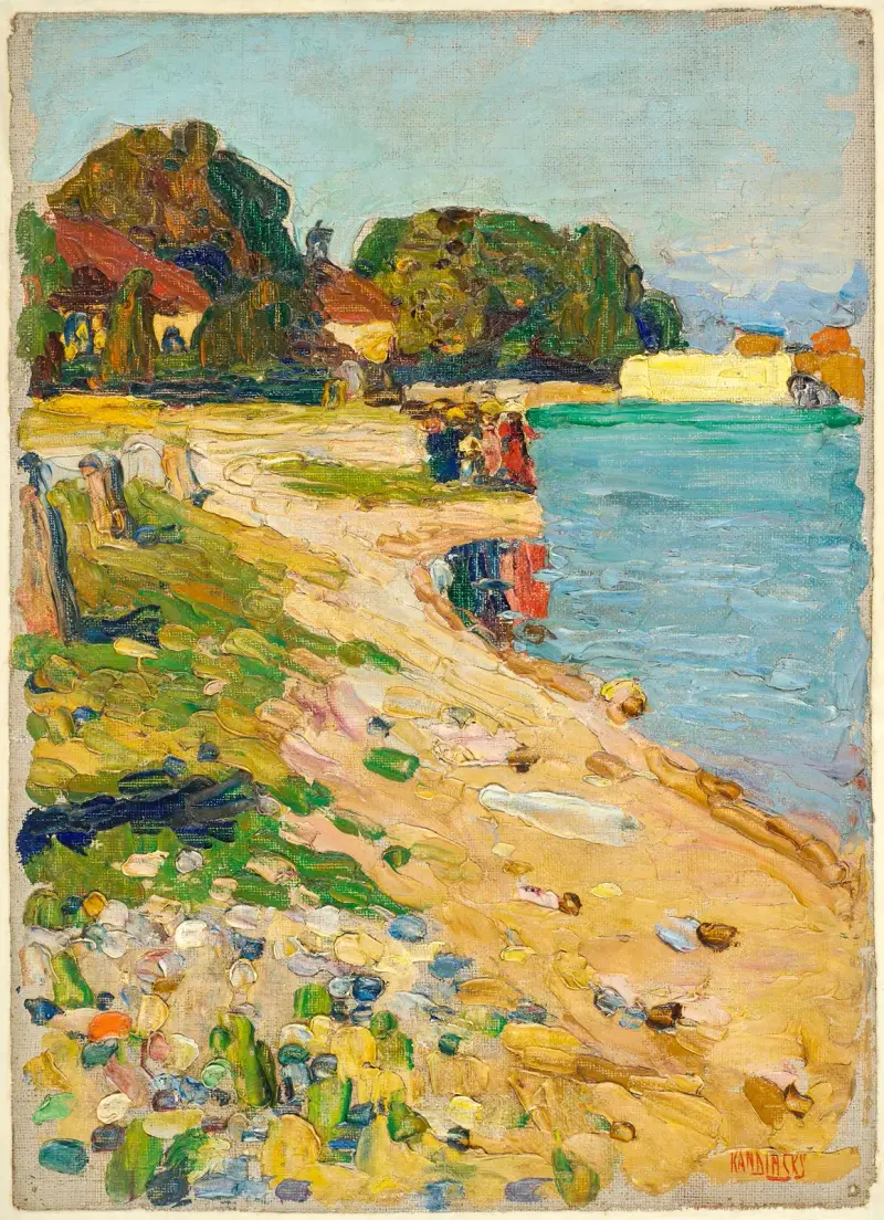 U břehu, Wassily Kandinsky