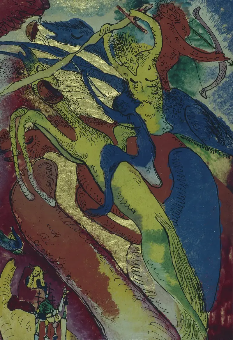 Apokaliptyczni jeźdźcy I, Wassily Kandinsky