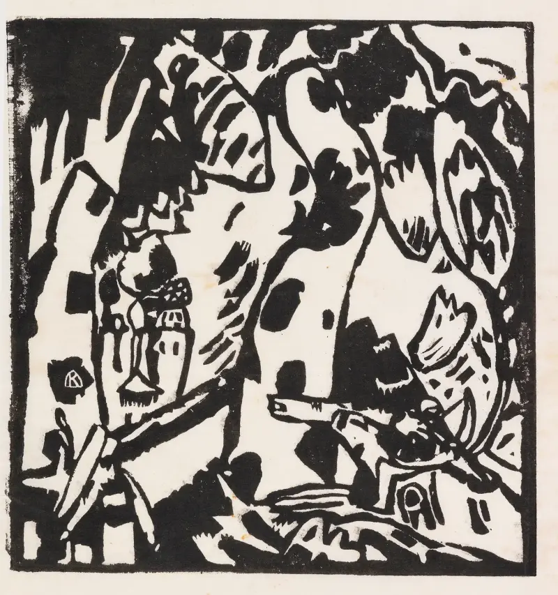 Der Bogenschütze von Wassily Kandinsky