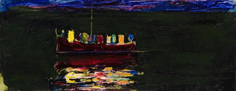 Loď s lucernou (Rapallo), Wassily Kandinsky