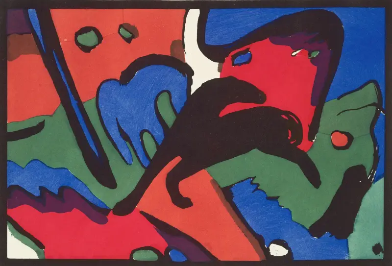 Modrý jezdec, 1912 – Nr. 1, Wassily Kandinsky