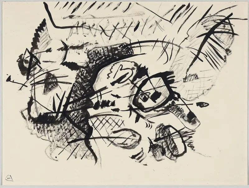 Studie ke Kompozici VII II, Wassily Kandinsky