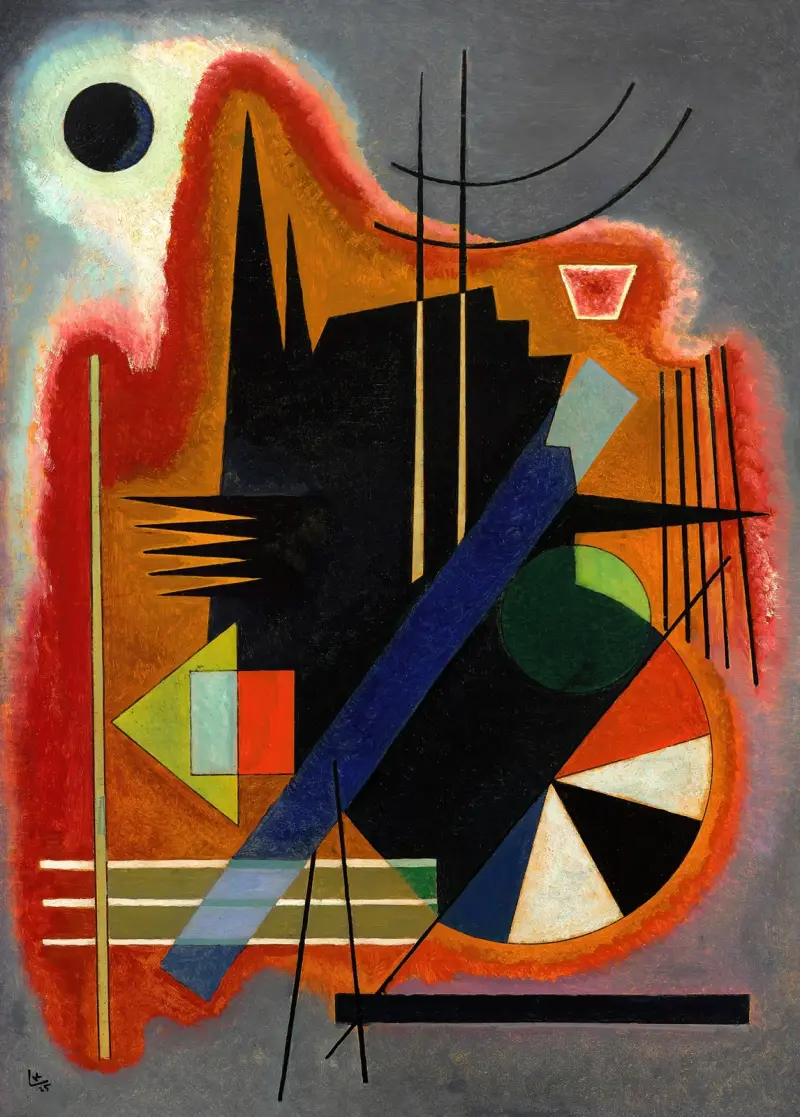 Einige Spitzen von Wassily Kandinsky